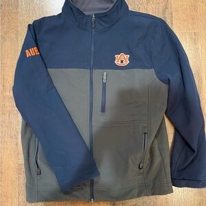 Auburn Men's Navy and Gray Jacket
